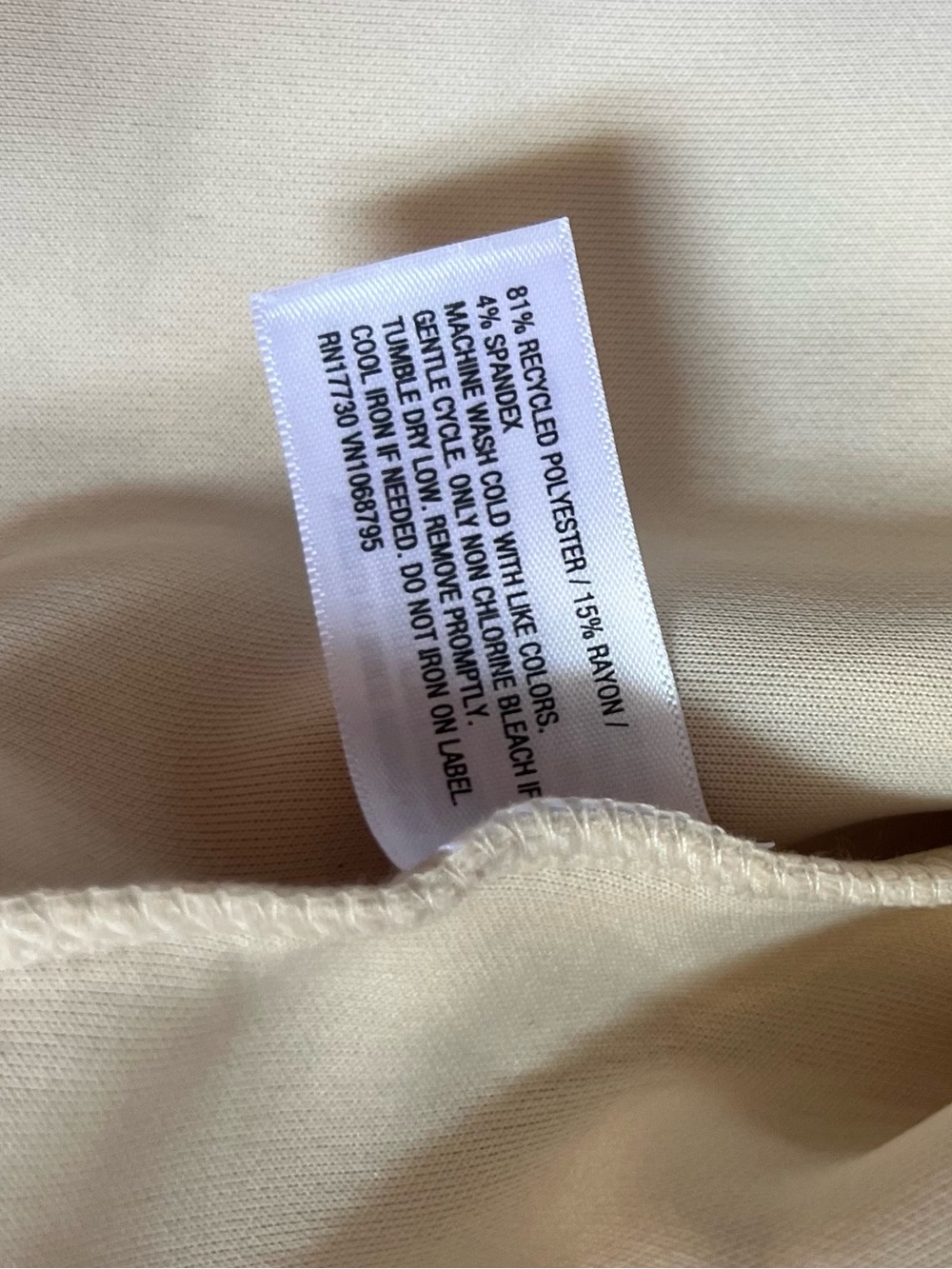 A New Day Cream Full-Zip Scuba Hoodie | Size Large | NWT | Fall Layering 🍂 - Picture 4 of 6